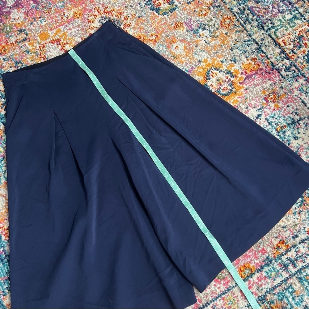 Rebecca‎ Taylor Cady navy blue culottes 6 - Picture 11 of 15